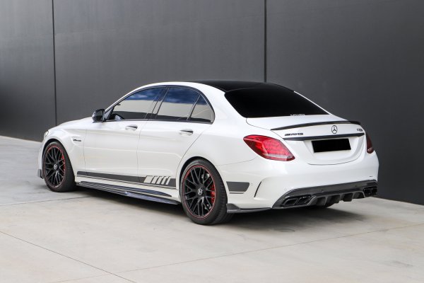 c63s side back view